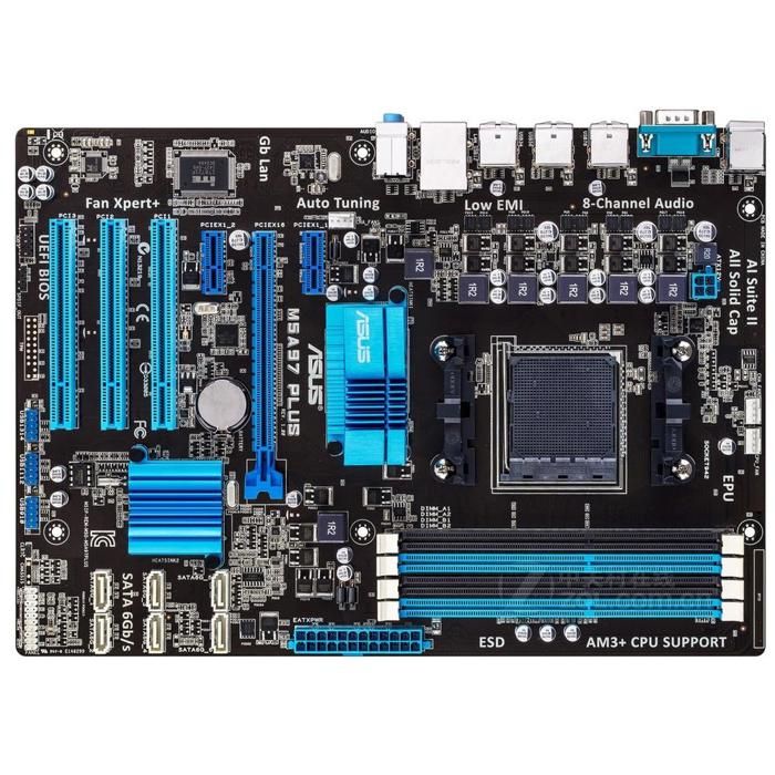 Carte mère ASUS M5A97 PLUS AMD 970 Socket AM3+ 4xDDR3 32GB ATX - Asus