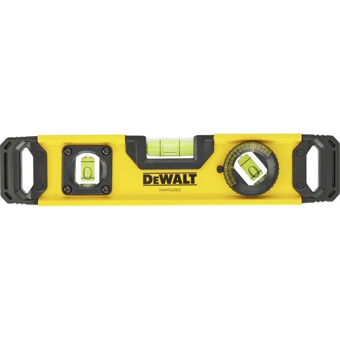 99Deco DEWALT DWHT0-43003 Niveau à bulle torpedo 25 cm 0,5 mm/m DWHT0-43003