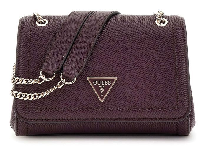 Sac à épaule Guess Noelle Covertible Xbody - Marron, 100% Polyuréthane - Neuf Avec étiquettes