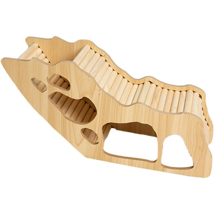 Cachette de hamster petite cabane pour animaux de compagnie habitat gerbil accessoires en cage (b)