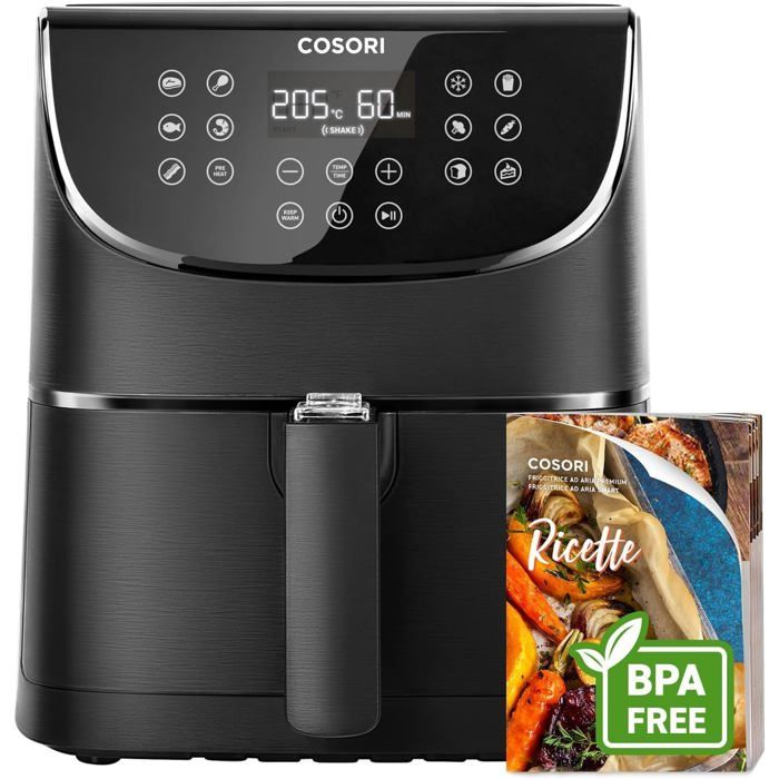 COSORI Air Fryer 5,5L avec 13 Fonctions, Friteuse sans Huile 1700W COSORI Air Fryer 5,5L avec 13 Fonctions, Friteuse sans Huile 1700W