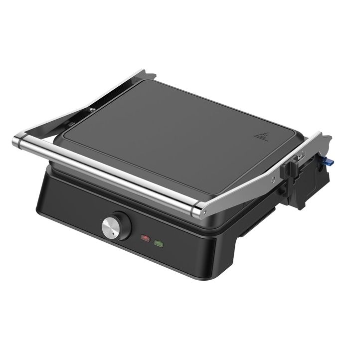 Westinghouse Retro Grill de Contact Panini & Sandwichs Ouverture 180° Thermostat Réglable 29x24 cm