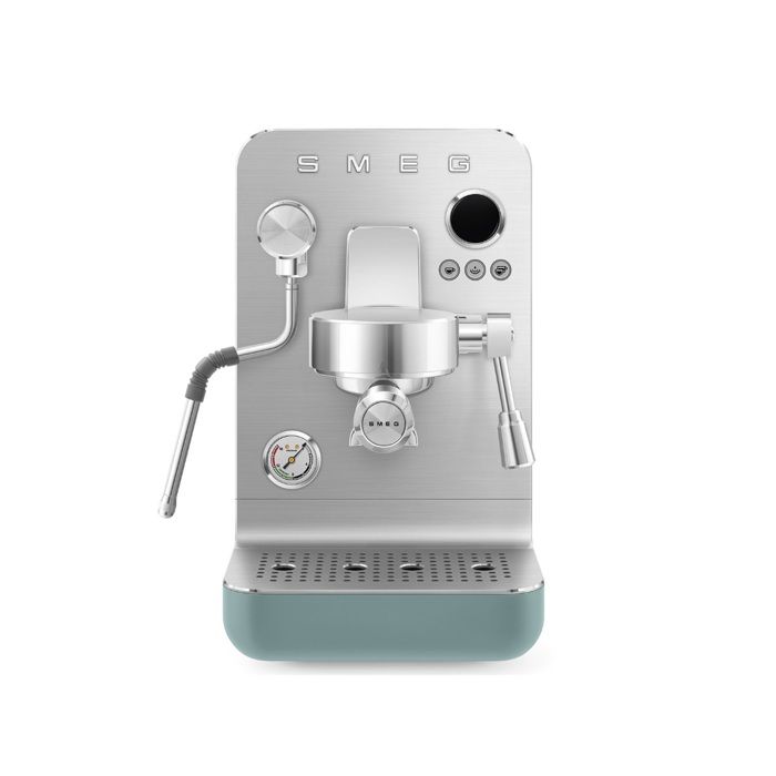 Machine à expresso - SMEG - EMC02EGMEU - 15 bars - Inox - Vert émeraude