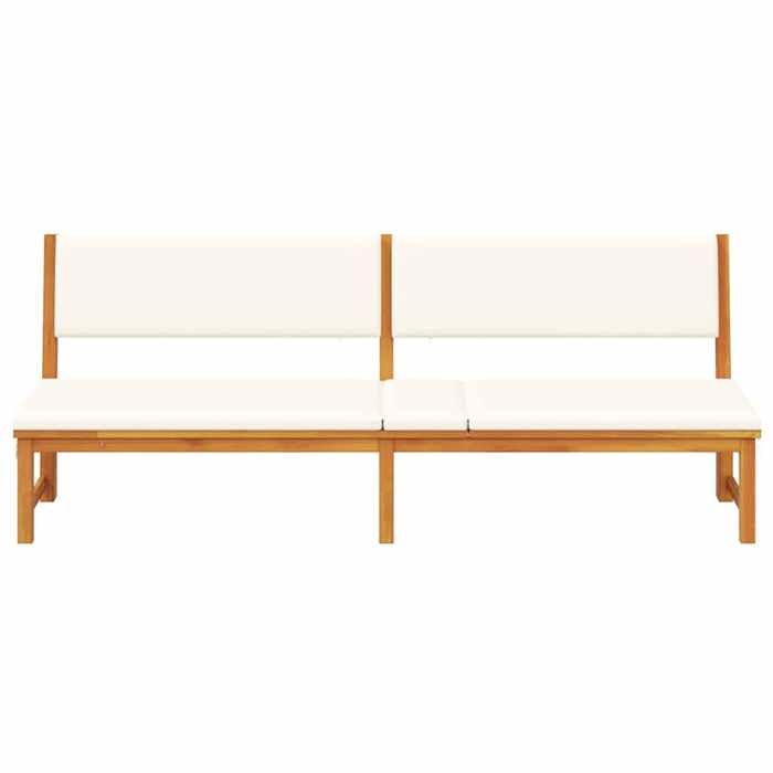 Sale 2026 Transat 1-personne - burke - Bain de soleil - Marron 200 x 57 x 75cm Bois dacacia massif Cc1268