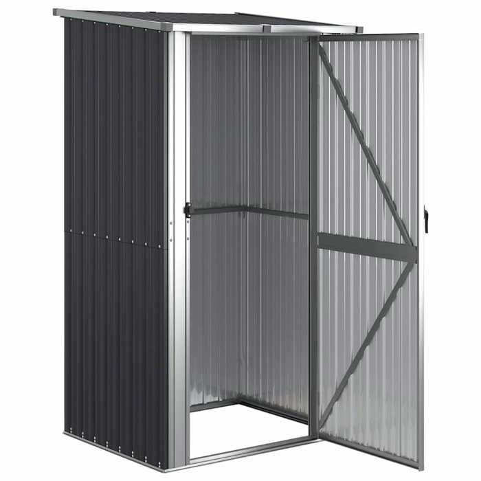 En PromotionAbri de jardin Moderne - ABOTT@ abri de rangement/Armoire haut - Anthracite 118 5x97x209 5cm Acier galvanisé B5349059