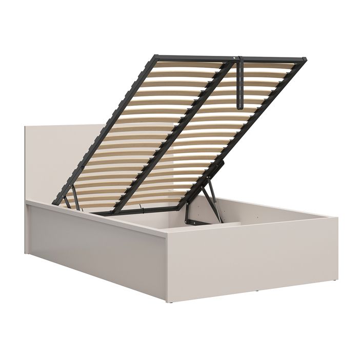Lit coffre Petits-meubles - Edwin - 129 x 204 5 x 95cm - Cachemire Lit coffre Petits-meubles - Edwin - 129 x 204 5 x 95cm - Cachemire