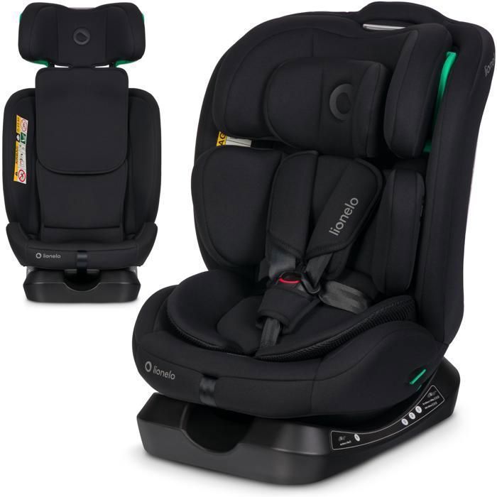 Siège auto bébé évolutif LIONELO Aart i-Size - 40-150 cm - Réglage de l’inclinaison - Groupe 0+/1/2/3 - Noir