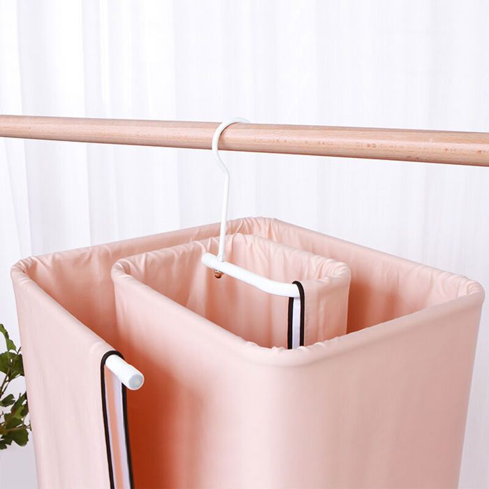 Lot de 2 cintres en spirale pour draps et couvertures – Conception ventilée pour séchage rapide – Résistants et peu encombrants