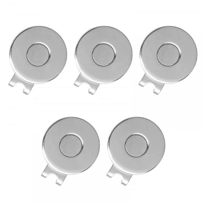 Clips Magnétiques Chapeau Golf - Lot 5 Marqueur Balle Pour Gants Chapeaux Casquettes Dupcheliry