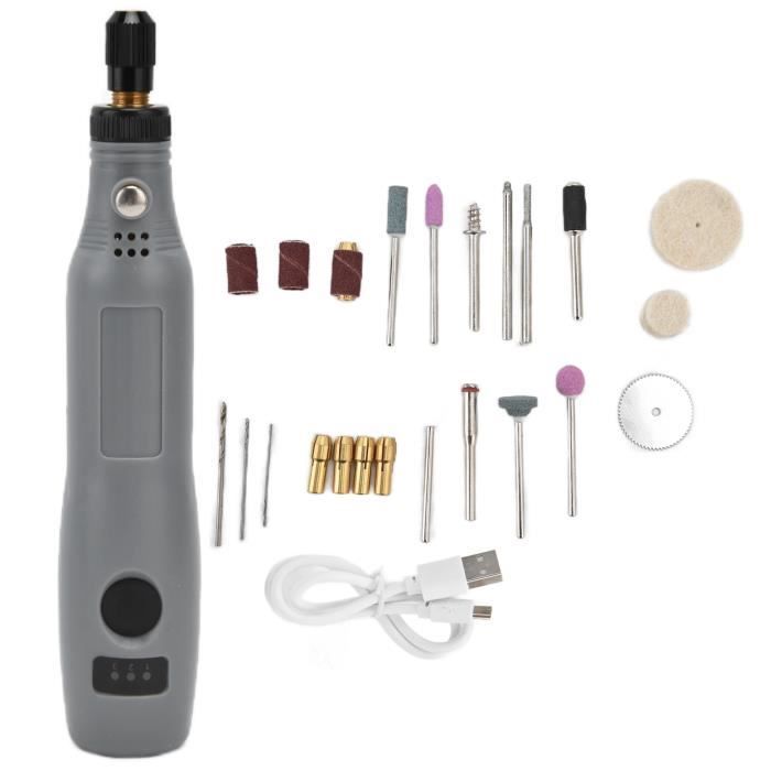 TTLIFE Mini Perceuses électriques Portables Rechargeable 5V, avec Câble