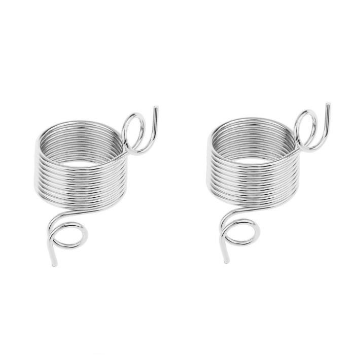 Lot De 2 Dés à Tricoter En Métal, Guide De Fil à Tricoter, Boucle à Tricoter