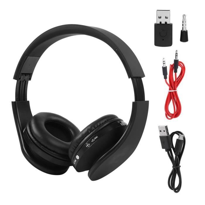 Multifonction Casque Audio Bluetooth Sans Fil Stereo Ecouteurs Musique Pour Ps4 Casque De Jeu Shy Cdiscount Tv Son Photo