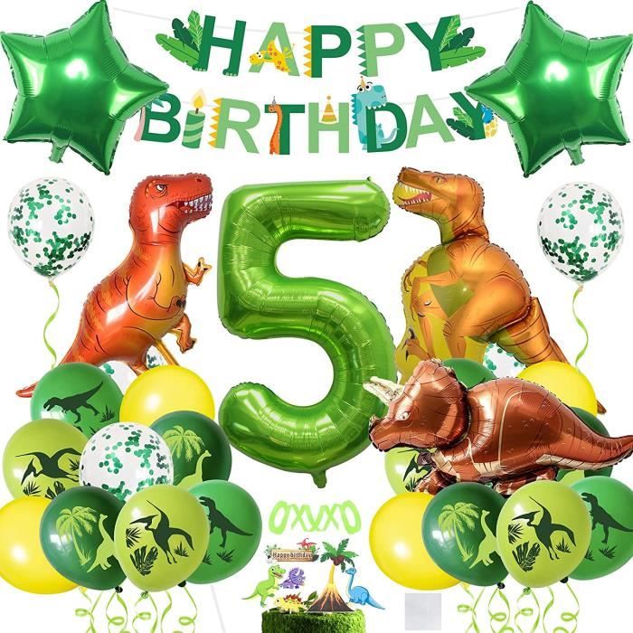 Dinosaure Anniversaire Deco Decoration Dinosaure Garcon 5 Ans Decoration Anniversaire Dinosaure 5 Ans Ballon Dinosaure Enfant 33 Cdiscount Maison