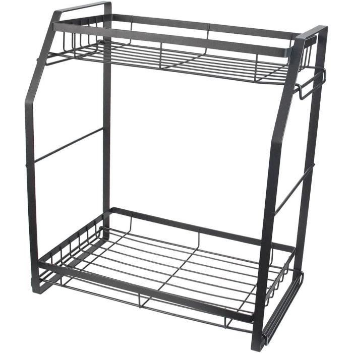 2Tier Kitchen Shelf Organizer, Étagère D'Épices, Organisateur De Rack