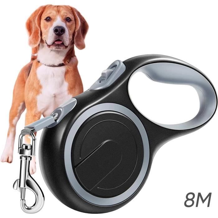 Laisse Enrouleur Pour Chien 8 M Avec LED Rechargeable - Pour Chiens Jusqu'à 50 Kg, Ruban Réfléchissant - 3