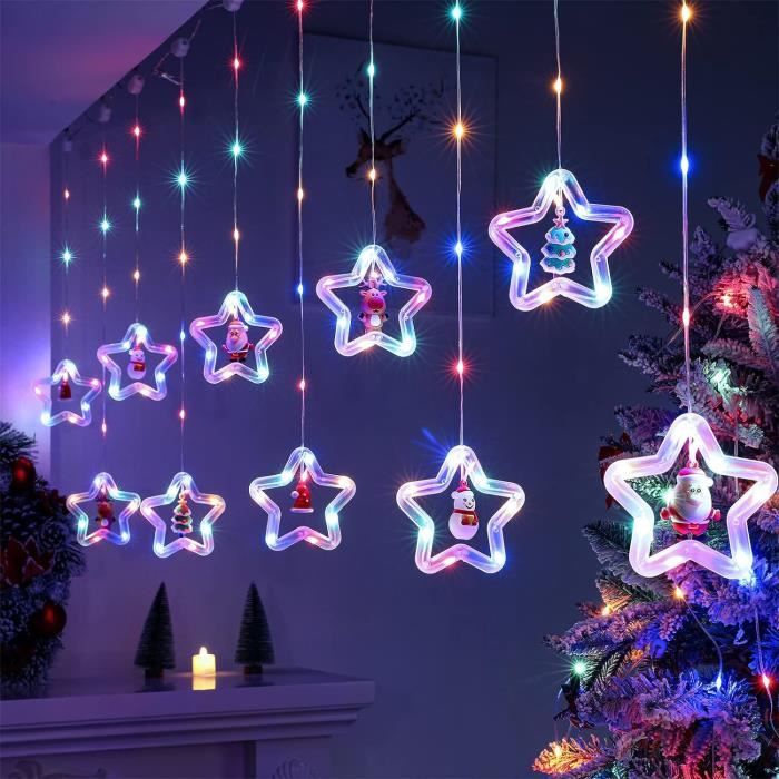 Guirlande Lumineuse Rideau 300 LED Rideau Lumineux 3M*3M 8 Modes ,  Decoration pour Noël, Mariage, Anniversaire, Fenêtre, Maison - Cdiscount  Maison