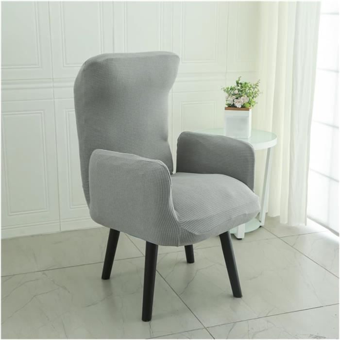 Housse Polyester élasthanne Couvre Chaise Extensible Housse De Chaise De Salle A Anger Scandinave Housse Antidérapante Elastic