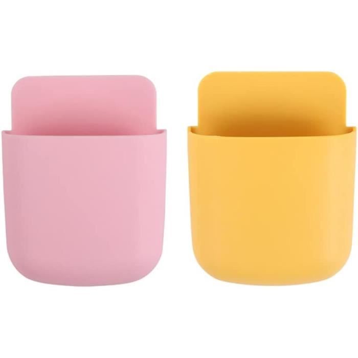 Boîte De Rangement 4 Compartiments Pour Télécommandes Et Clés – ABS, 18 X 9,9 Cm, Couleur Rouge