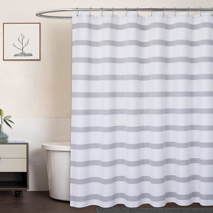 HNBFKD Rideaux de Douche Noirs imperméables, pour Salle de Bain, Rideau d'ombrage de Baignoire, Grande Couverture de Bain Large avec Crochets 85x180cm/33x71in(WxH HNBFKD Rideaux de Douche Noirs imperméables, pour Salle de Bain, Rideau d'ombrage de Baignoire, Grande Couverture de Bain Large avec Crochets 85x180cm/33x71in(WxH