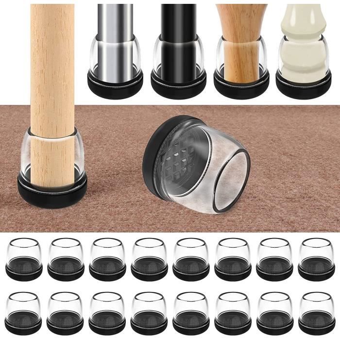 48 Patins PTFE 25mm Pour Pieds De Meubles – Protège Sols, Glisse Facile – Marque Uxcell – Neuf