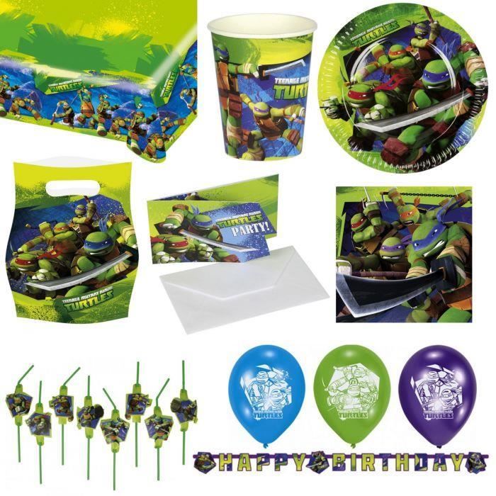 Kit Anniversaire Complet Tortue Ninja Pour 8 Cdiscount Maison