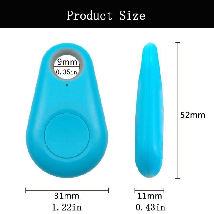 Traceur Anti-Perte En Forme De Griffe De Chat - GPS Miniature Pour Clés, Sac, Animal - Alerte Par Application