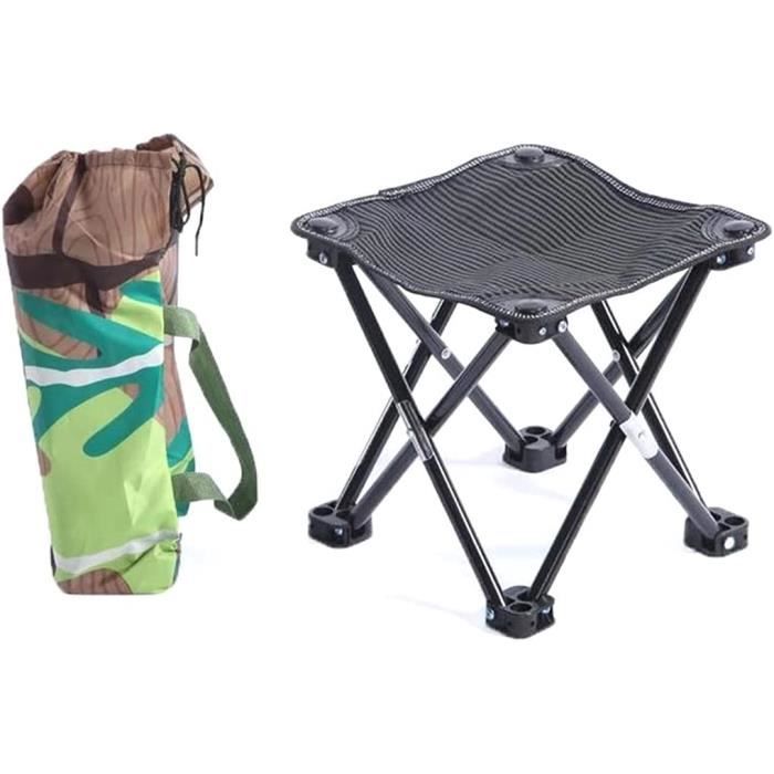 Lot de 3 Sièges Chaises Pliante Tabourets Camping Car Chasse
