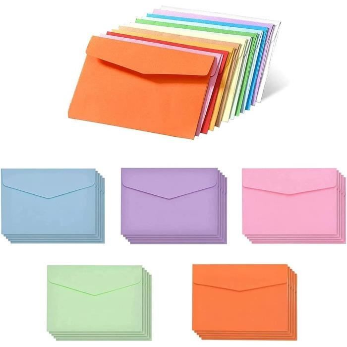 Enveloppes, C6 Petite Enveloppe, 50 Pièces Enveloppe Mini