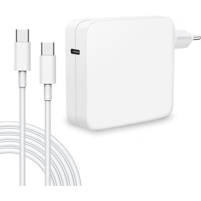 61W USB C Adaptateur Secteur Chargeur pour MacBook Pro 13-14, Macbook Air  13-12, iPad Pro 2021-2020-2019-2018 pour Charger L[621] - Cdiscount  Informatique
