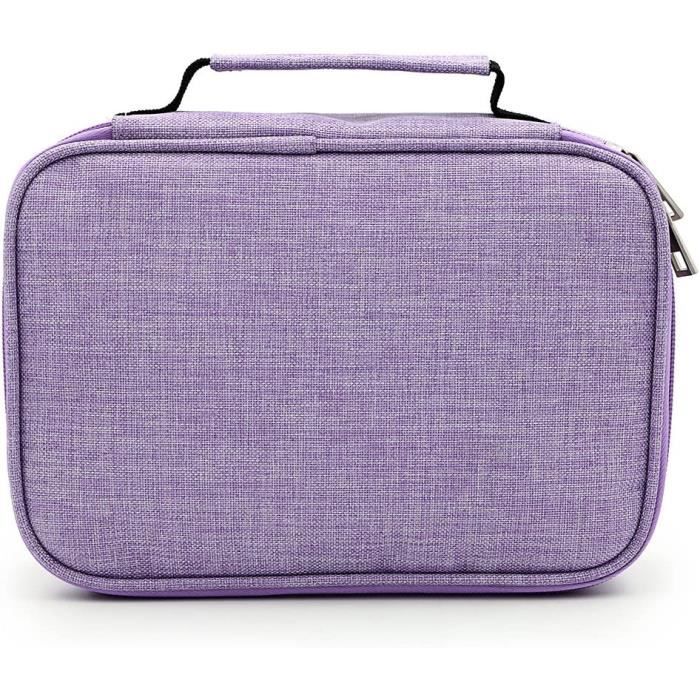 Showudesigns Trousse De Maquillage En Cuir Avec Sangle Amovible Pour