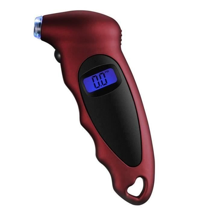 Jauge Profondeur Bande Roulement GODESON Manomètre Pneu Digital 150 PSI - Jauge Pression Et Profondeur Bande - Voiture, Moto, Vélo Accessoire Automobile Digital