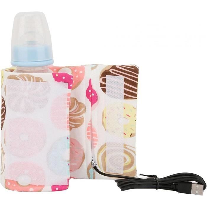 Bébé Chauffe-Biberon Portable de Bande Dessinée de Voyage Couvercle dIsolation pour La Maison à Voyage Prime Day Cat 