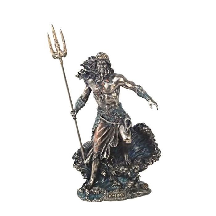 Poseidon Statuette Neuve En Polyresine Du Dieu Grec De La Mer Des Oceans Decoration 21cm Cdiscount Maison Poseidon Statuette Neuve En Polyresine Du Dieu Grec De La Mer Des Oceans Decoration 21cm Cdiscount Maison