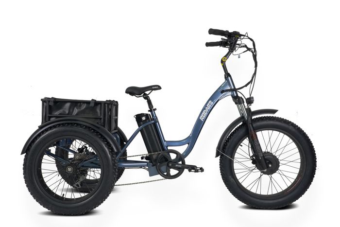 Tricycle Adulte Electrique Invictus Bleu metallise 370Wh 36V 10Ah Tout Terrain Cdiscount Sport