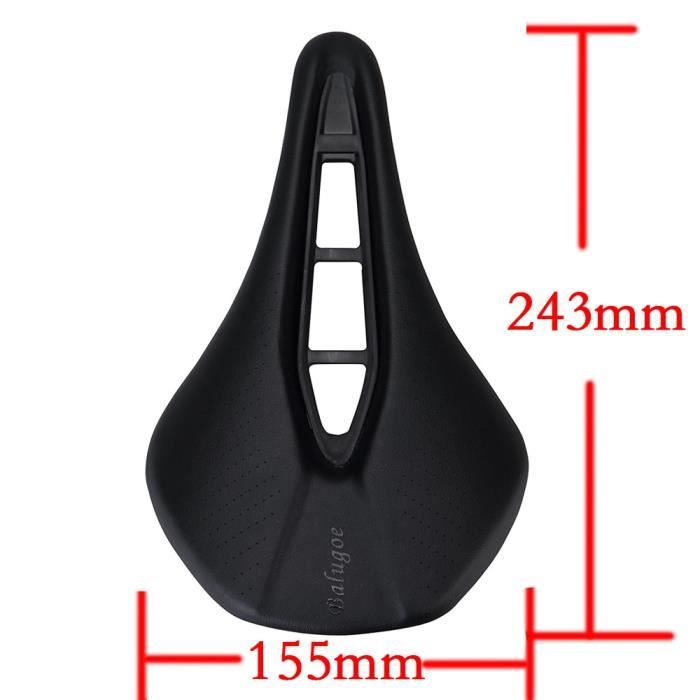 Selle Vélo Route / VTT En Fibre De Carbone Creux – Léger, Style Course – Universelle