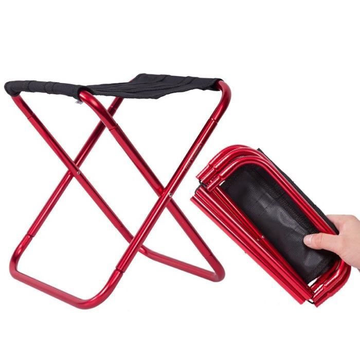 Naturehike Tabouret De Camping Tabouret Pliant Portable Chaise Portable Mini Tabouret Pliant Tabouret De Pêche Randonnée Jardin Plage Escalade (Noir