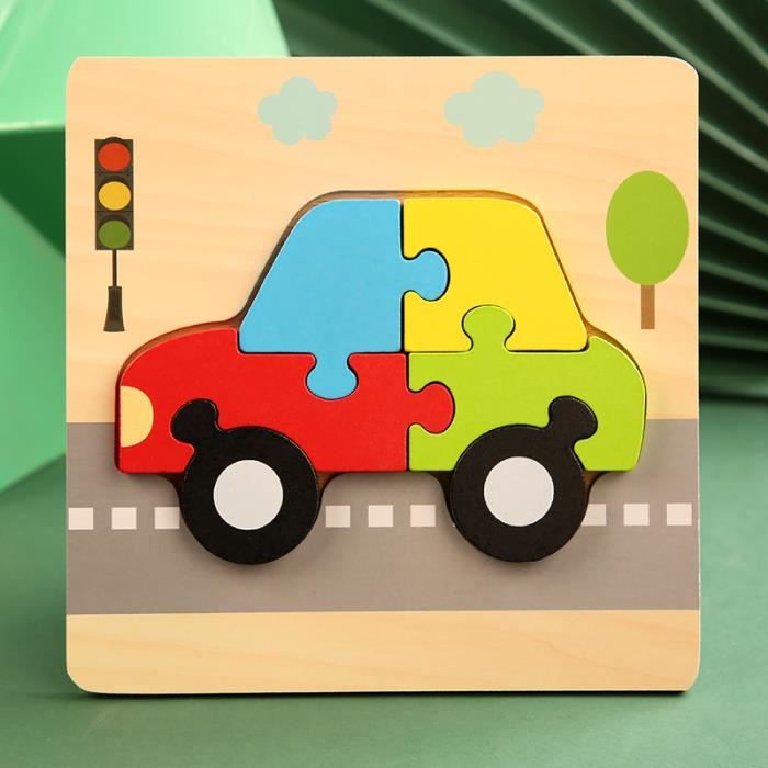 Voiture 02 - Puzzle en bois Montessori pour enfants, Jouets pour tout ...
