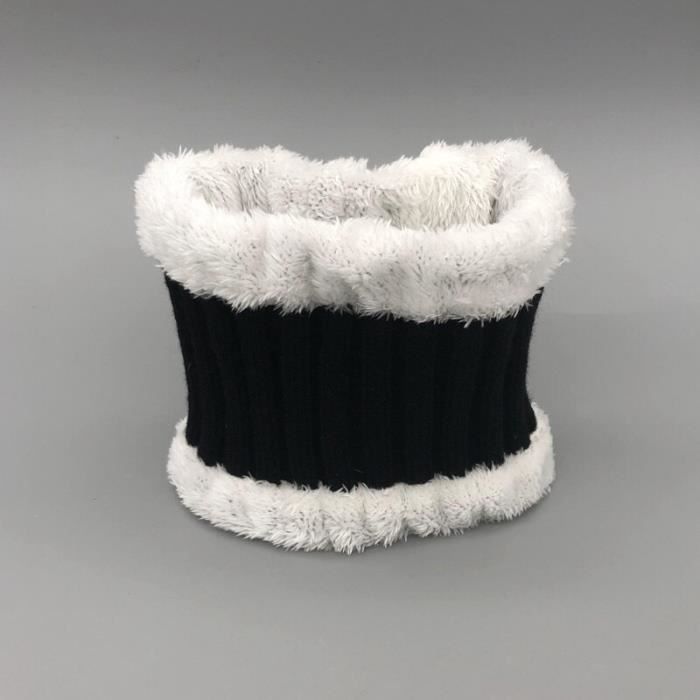 Écharpe Enfant Hiver Automne Col Croisé Mignon Panda - Écharpe Chaude Fausse Fourrure Pour Garçons Et Filles