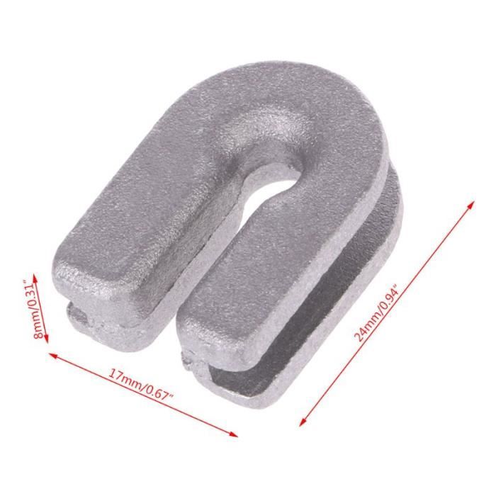 4 œillets De Rechange Pour Débroussailleuse P25 - En Aluminium Pour Tête De Coupe-bordures