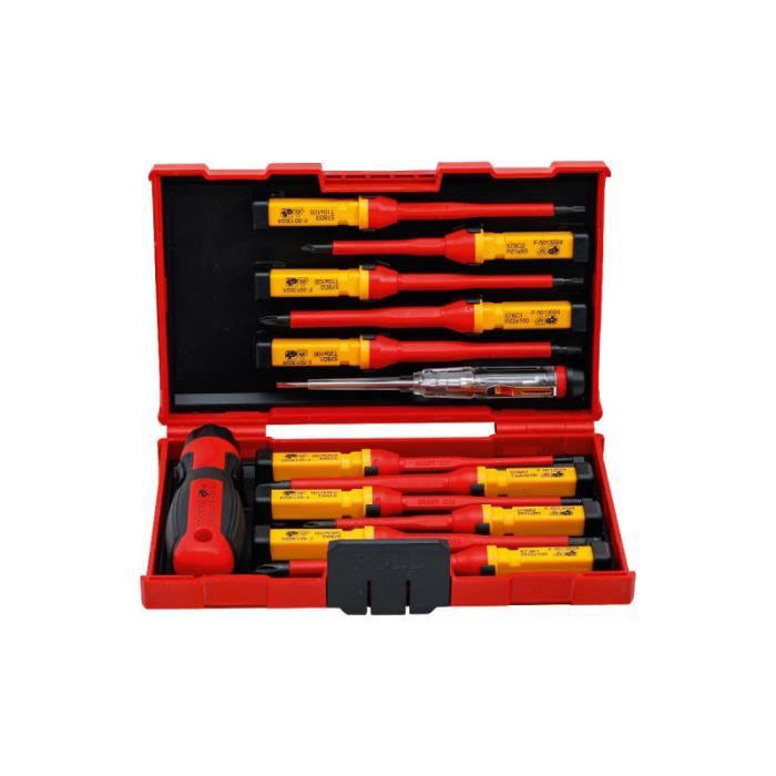 Jeu De 12 Tournevis De Précision BGS 8833 Avec Crochets - Idéal Pour Mécanique Et Électronique