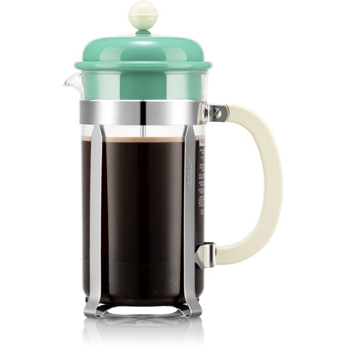 Cafetière à piston avec verseuse - BODUM - Caffettiera - En verre - 8 tasses - 1 L