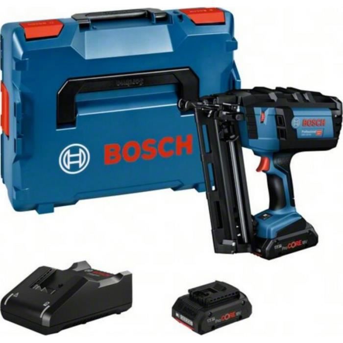 Bosch Outillage - Cloueur sans fil GNH 18V-64 - Batterie 4 Ah - Vitesse 20 cps/min