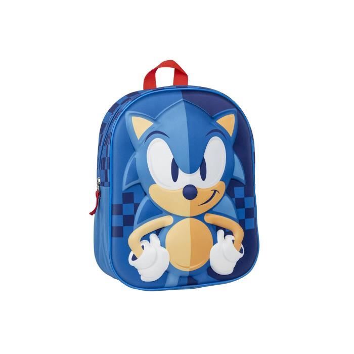 Sac à dos 3D CERDA Sonic the Hedgehog Bleu vif Matériaux