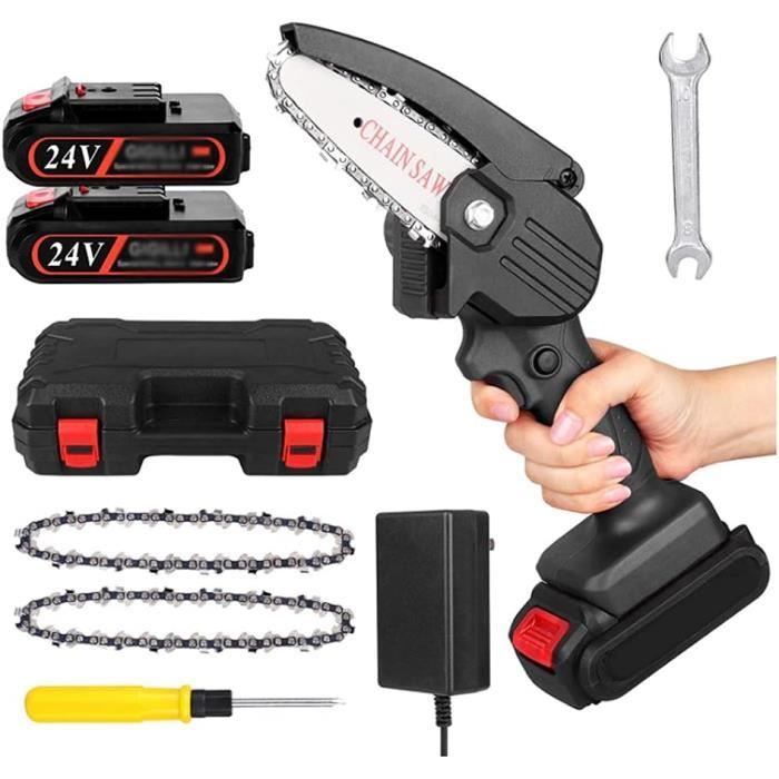Guide de chaîne de 6 pouces, pour Mini tronçonneuse électrique Portable pour couper le bois, pièces de tronçonneuse 13 Guide de chaîne de 6 pouces, pour Mini tronçonneuse électrique Portable pour couper le bois, pièces de tronçonneuse 13