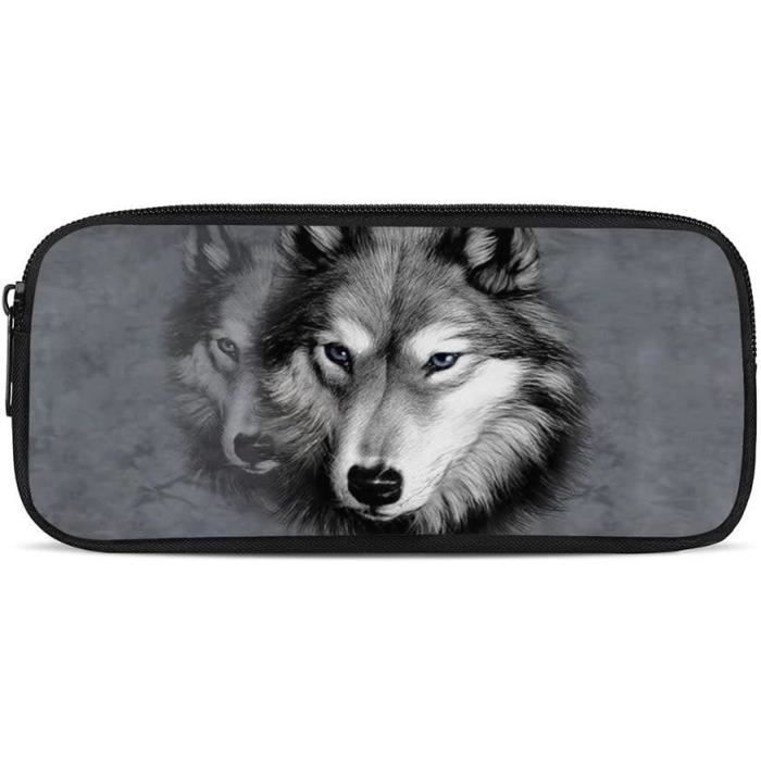 Trousse à Stylos à Double Coquillage Avec Imprimé Floral Et Poches