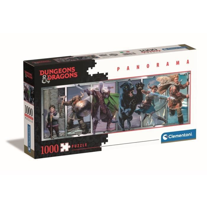 Puzzle Donjons & Dragons - Clementoni - 1000 pièces - Dimensions 98 x 33 cm