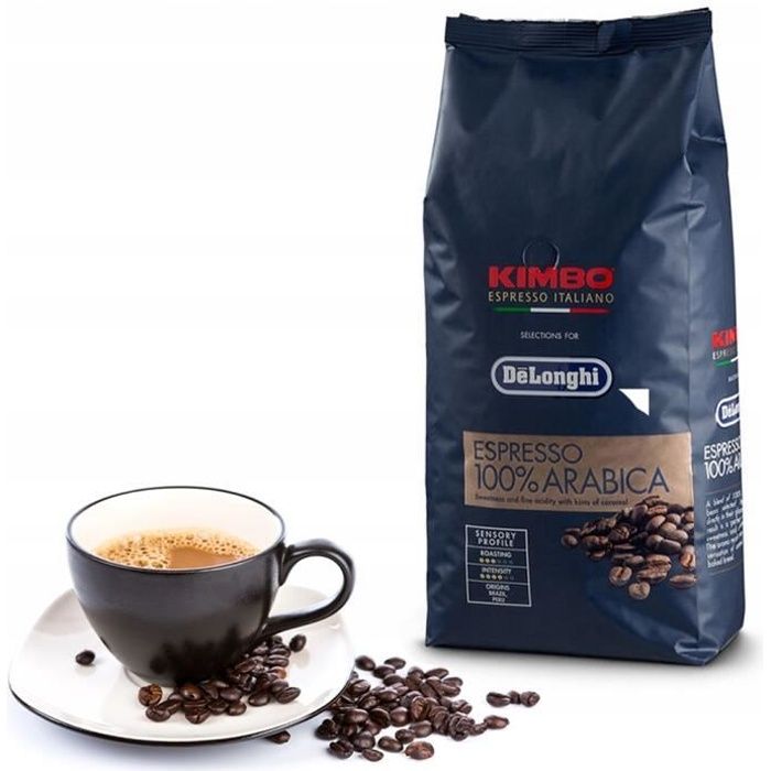 Delonghi Kimbo 100% Arabica 1KG café