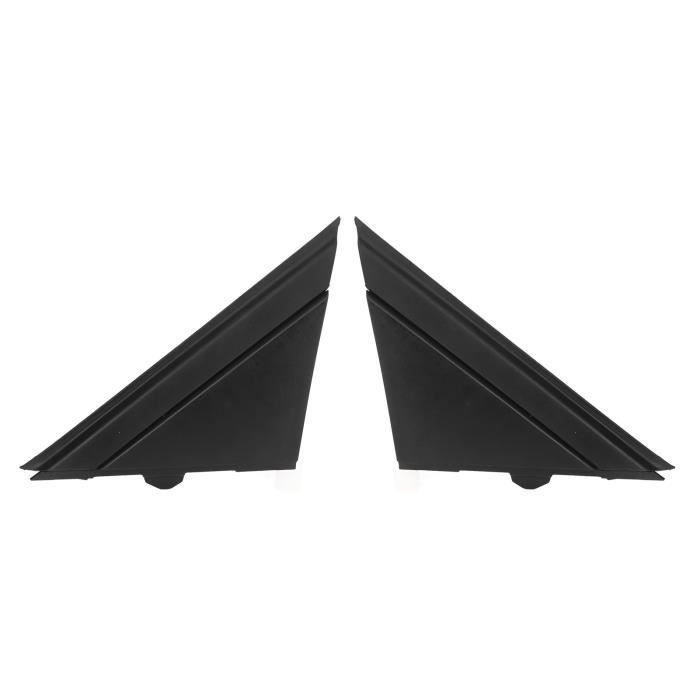 Couvercles de drapeau de rétroviseur de porte pour FIAT 500 2012-2017 - DILWE - 1SH17KX7AA / 1SH16KX7AA - Noir