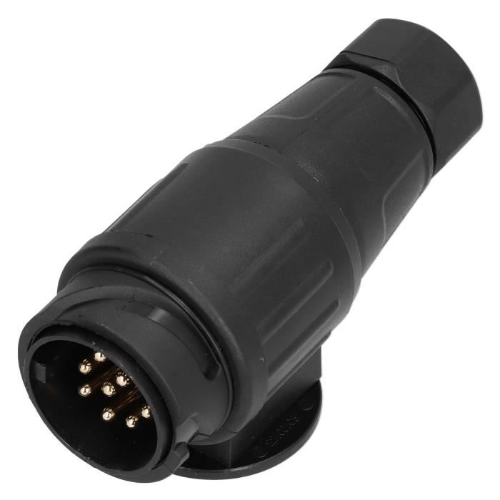 Adaptateur Prise Remorque 7 Broches Vers 13 Broches – Connecteur étanche, Transfert Des Feux Et Signaux