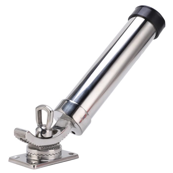 Support De Canne à Pêche Marine Réglable En Acier Inoxydable 316 - Pivot 360° + 90°